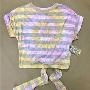 Tie dyed junior top